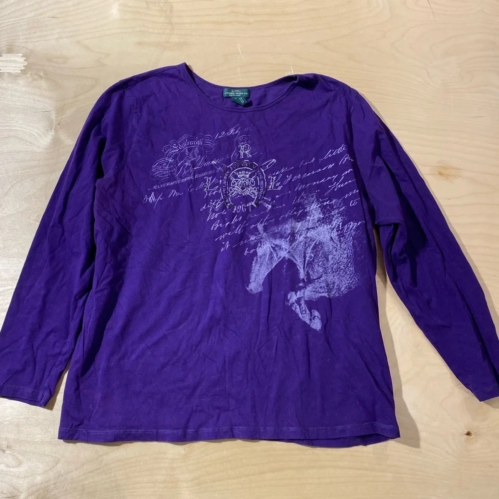 Ralph Lauren vibrant purple